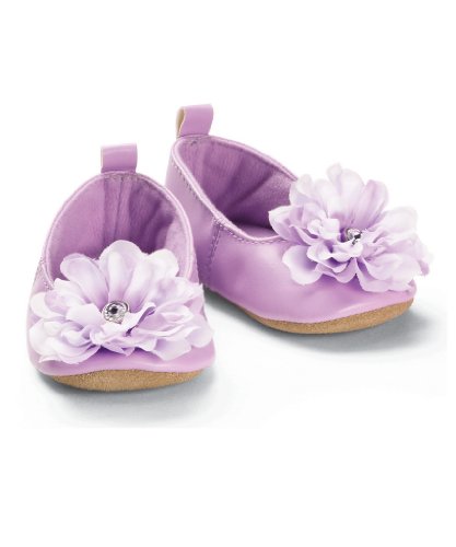 Mud Pie Baby Buds Ballet Slippers, Purple