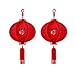 Chinese Festival and Celebration Paper Lantern, Chinese Lucky Red Fu 3D Puzzle Lantern (2 Lanterns)
