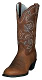 Ariat Ladies' 12 Heritage Western Boots Brown Oiled Rowdy