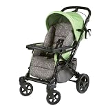Peg Perego Uno Convertible Carriage to Stroller System in Bubbles Green