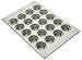 Amco Food Service Large Crown Muffin 20-Cup