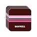 Search : Personal Name Gift - "ROSWELL" Set of 4 Mini-Mousepad Coasters (pink design)
