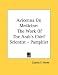 Avicenna On Medicine: The Work Of The Arab's Chief Scientist - Pamphlet