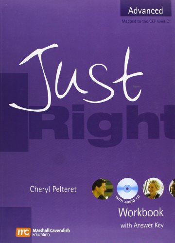 just right advanced workbook with answer key