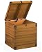 Small Wooden Storage Trunk in Honey