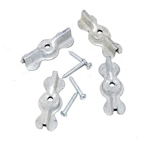 Galvanized Turn Buttons for Screen and Storm Windows 4 Pack