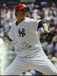 Signed Wang, Chien-Ming (New York Yankees) 11x14 Photo