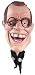David Letterman Funny Talk Show Host Mask