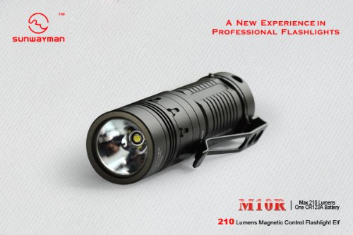  Sunwayman M10R Cree XM-L Mini Magnetic Control Flashlight - 1XCR123 