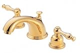 Danze D304055PBV Sheridan Widespread Lavatory Faucet, Polished Brass