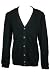Kenneth Cole Reaction Mens Black Rib Eye Slub Cardigan Sweater XL