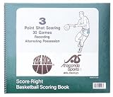 Anaconda Sports&reg; MG-BSKB-SCORE The Rock&reg; Official Basketball Scorebook