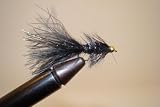 Black Wolly Bugger Fly, Size 10, Price Per 3 Flies