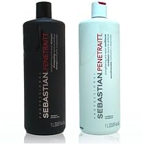 Sebastian Penetraitt Strengthening and Repair Shampoo & Conditioner Liter Set (33.8 oz)
From Sebastian
