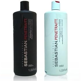 Sebastian Penetraitt Strengthening and Repair Shampoo & Conditioner Liter Set