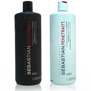 Sebastian Penetraitt Strengthening and Repair Shampoo & Conditioner Liter Set (33.8 Oz) courses shop Sebastian Penetraitt Strengthening and Repair Shampoo & Conditioner Liter Set (33.8 Oz) courses shop