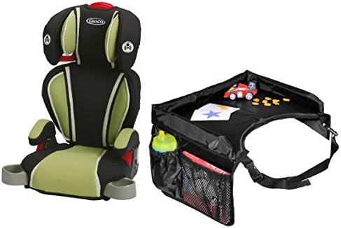 Babyhaven Bundle: Highback TurboBooster Booster Car Seat with Snack Tray, Go Green