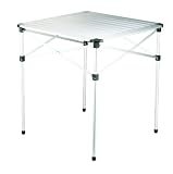 Grand Canyon Campingtisch Aluminium-FALTTISCH, Silber, 70x70x70