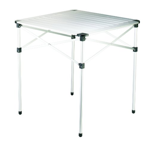 Grand Canyon Table de camping pliante Aluminium Argent 70 x 70 x 70