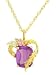 Classy! 10k Yellow-gold Black Hills Gold 10x8mm (June-birthstone) Alexandrite Pendant-necklace