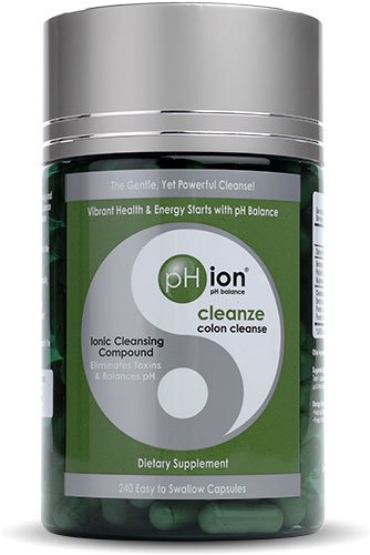 Colon Cleanse Natural Ionic Capsules, Cleanse Right by pHion