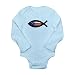 Artsmith, Inc. Long Sleeve Infant Bodysuit US Christian Fish Ichthys