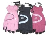 Kids/Childrens Extra Warm Thermal Padded Ski Gloves with Palm Grip (3M 40g Thinsulate Insulation)