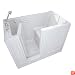 American Standard 2848.110.CLW 28-Inch by 48-Inch Walk-In Combo Massage Bathtub with Left-Hand Drain, White