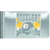 Stainless Steel NFL Pittsburgh Steelers Money Clip