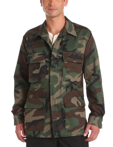 Propper Men's BDU Coat, Woodland, Small Short