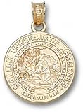 Kansas Jayhawks Solid 10K Gold Seal Pendant