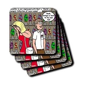 Lava Lamps On First Date - Set Of 8 Coasters - Soft by 3dRose LLC