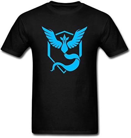YFGCF85 Men's pokemon Team Mystic Logo T-Shirts