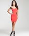 bebe Off Shoulder Mesh Bodycon Dress