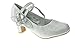 Maggie 5 Little Girls Glitter Heel Platform Dress Pumps Silver