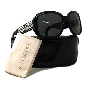AUTHENTIC BVLGARI SUNGLASSES BV 8038B LIMITED EDITION BLACK 501 3F