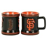 MLB Teams Ceramic 2oz Shot Glass 2 Pack - San Francisco Giants