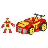 Playskool Super Hero Adventure - Race Car With Iron ManIMAGE