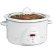Kitchen & Housewares : Rival SCRC500W 5 Quart Round Countdown Smart-Pot Crock-Pot