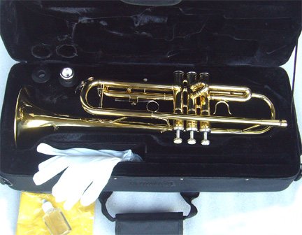 Anaxa Brass Concert Band Trumpet w/Case.Approved+Warranty