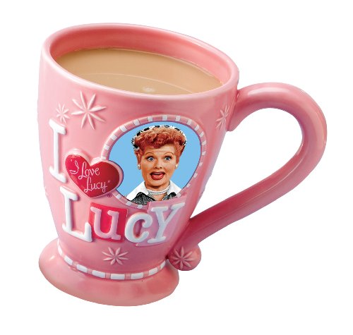 Vandor Sculpted Mug, I Love Lucy So Tasty