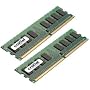 Crucial Technology CT2CP25664AA800 4GB 2GBx2 240-pin DIMM DDR2 PC2-6400 Memory Kit