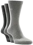 Grey Cotton Socks by Pringle (3 Pairs)