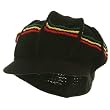New Rasta Cool Running Hat-Black RGY W27S21E