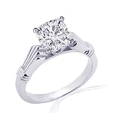 0.80 Ct Cushion Cut Vintage Antique Celtic Solitaire Diamond Engagement Ring SI2