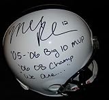 Michael Robinson Signed Penn State Full Size Riddell Helmet Inscribed Stats w/ Coa