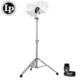 Latin Percussion LP Matador Strap-Lock Bongo Stand (M245) with LP Rumba Shaker (LP201BK-P)