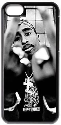 Custom Tupac New Back Cover Case for iPhone 5C CLR545