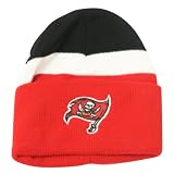 Tampa Bay Buccaneers 3-Color Striped Winter Knit Hat