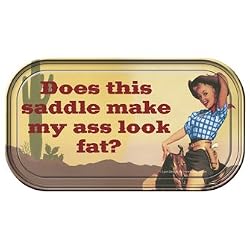 Vandor Does This Saddle Magnetic Tin Sign
